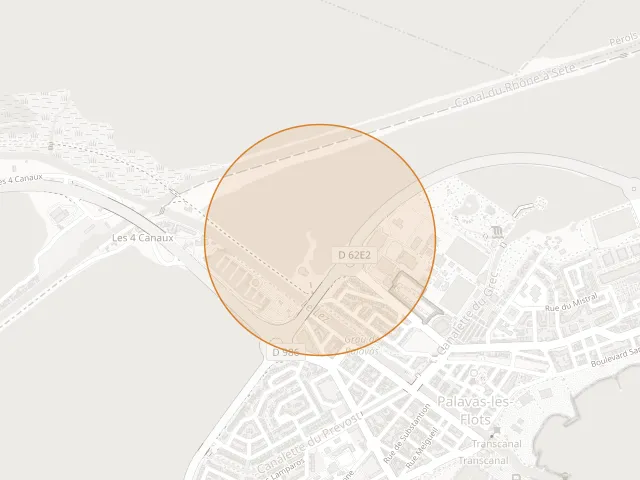 Secteur approximatif du bien : Palavas-les-Flots