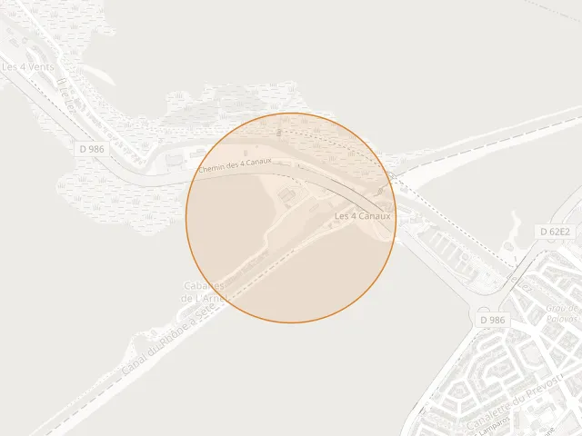 Secteur approximatif du bien : Palavas-les-Flots